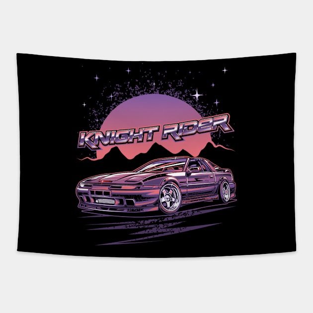 Supra Knight Rider Tapestry by racingfactory