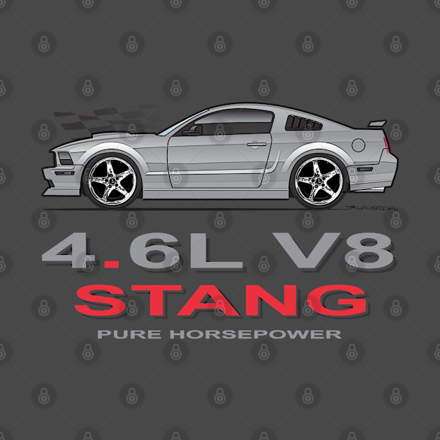 2005-2009 Silver - Ford Mustang - Phone Case
