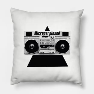 vintage microperplexed tape Pillow