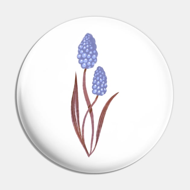 Hyacinth Pin by Rebelform