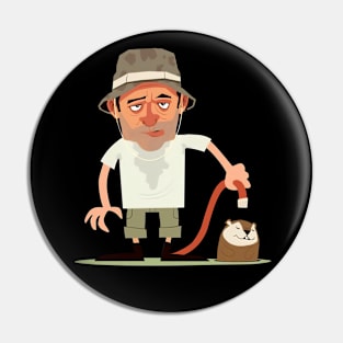 Carl Spackler Caddyshack Art Pin