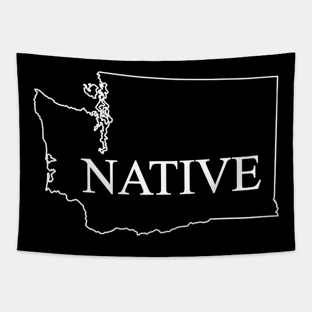 Washington Native Tapestry by LocalZonly