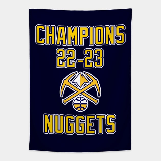 Champs 2023_001 Tapestry by Buff Geeks Art