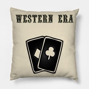 Western Era - Playing Cards Pillow