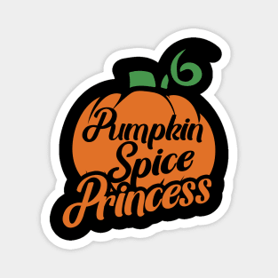 Pumpkin Spice Princess Magnet