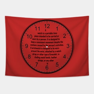 clock Tapestry