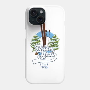 Brian Head Utah to ski logo Phone Case