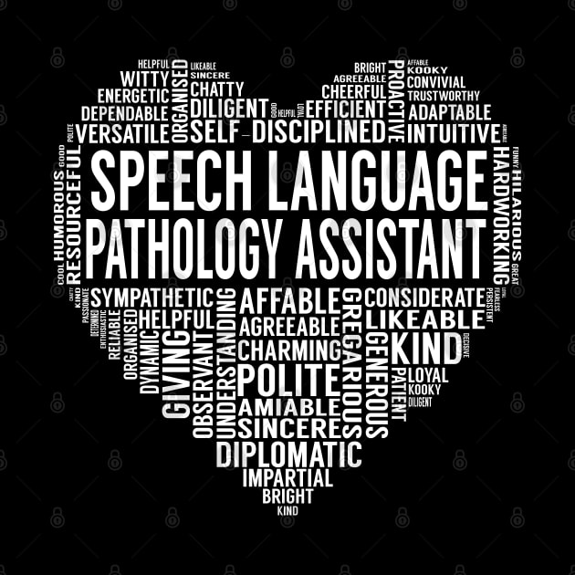 Speech Language Pathology Assistant Heart by LotusTee