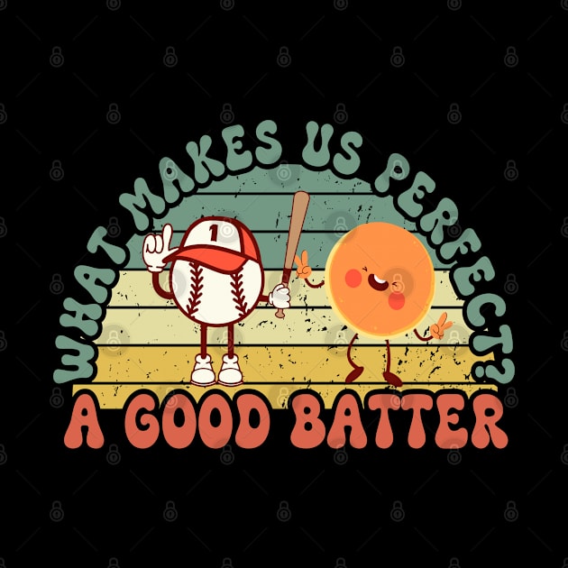 Funny Pancake and Baseball - Joke by Prints.Berry