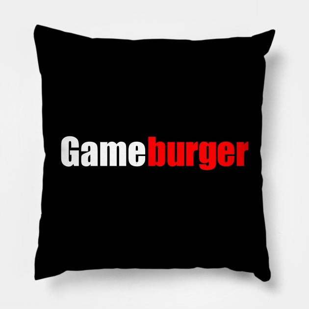 Gameburger Pillow by waveformUSA