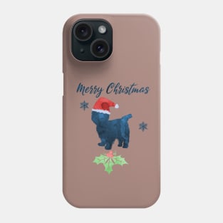 Merry Christmas Bichon Frise Art Phone Case