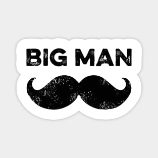 Big Man Mustache Magnet