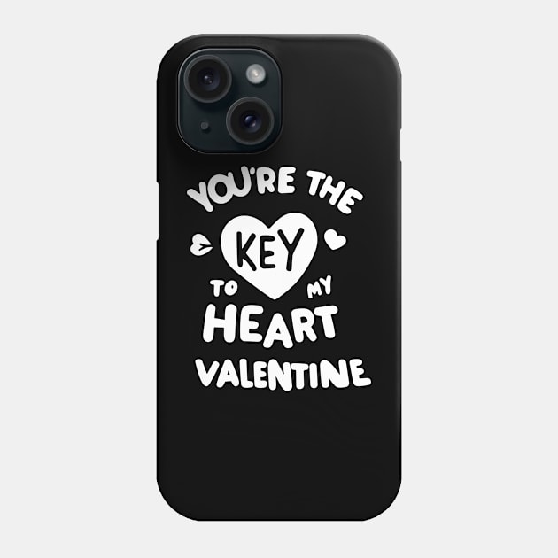 You're the Key to my Heart Valentine Phone Case by Francois Ringuette