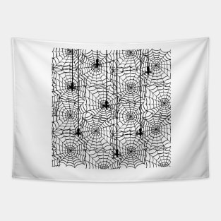 Spider Cob Web Halloween Tapestry