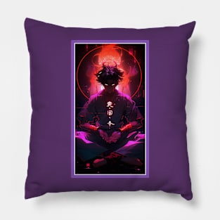 Anime Hero Power Meditation | Quality Anime Artwork | Anime Power Energy Meditation |  Manga Anime Art Pillow