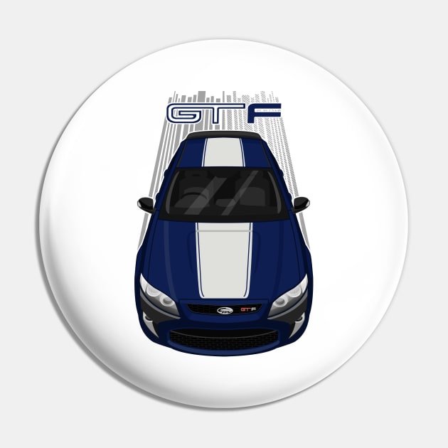 Ford Falcon GT-F 351 - Blue - White Stripe Pin by V8social