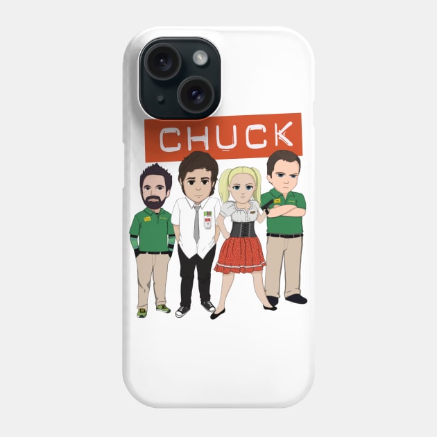 Team Bartowski Phone Case by CraftyNinja