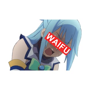 aqua konosuba waifu anime T-Shirt