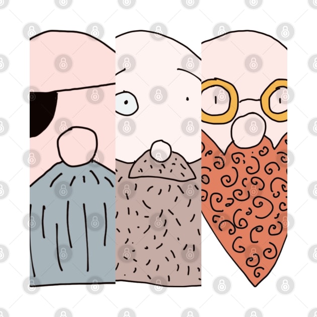 Bearded dudes by Jonesyinc