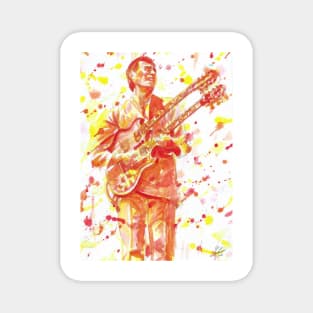 JOHN MCLAUGHLIN watercolor portrait .2 Magnet