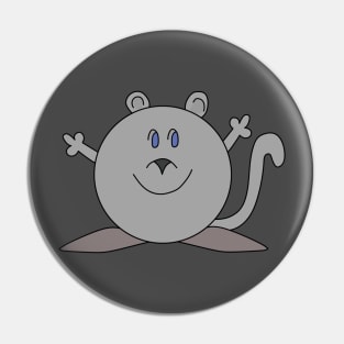 Happy Chubby Mouse Pin