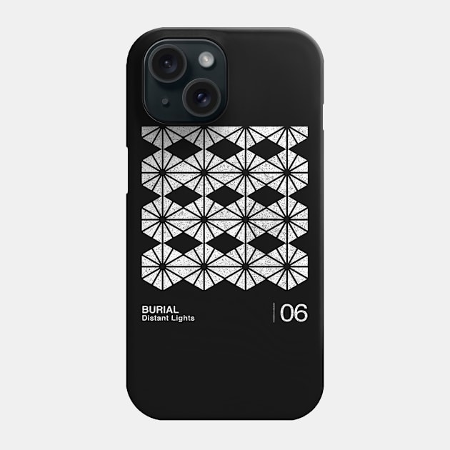 Burial / Minimalist Graphic Artwork Design Phone Case by saudade