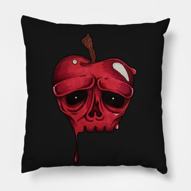 Poison apple Pillow by Dracuria