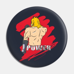 The power of the beast Pin