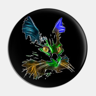 Best Colorful Cat Design, For Cat Lovers, Who Love Cool Cats Pin