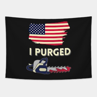 Halloween I PURGED Tapestry