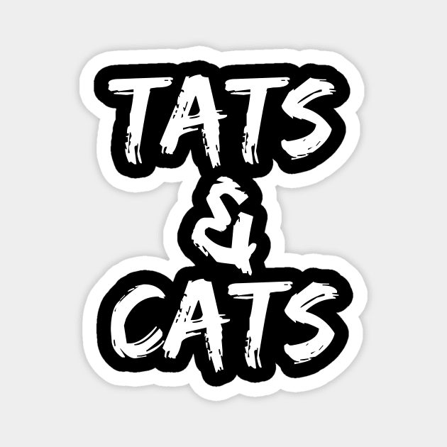 Tats and cats Magnet by sunima