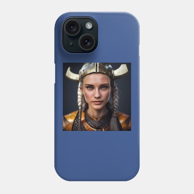 Viking Shield Maiden Phone Case by Grassroots Green