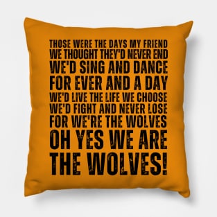 Those were the days my friend Pillow