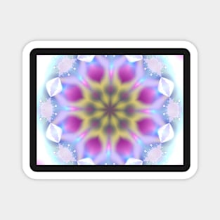 Pastel Snowflake Magnet