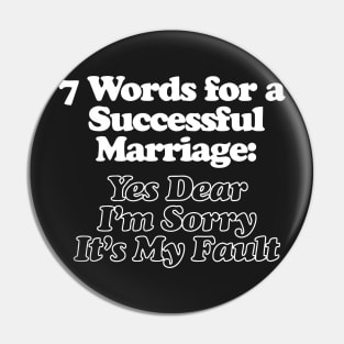 7 Words for a Successful Marriage Pin