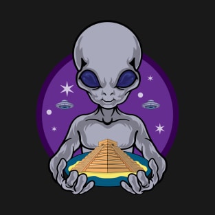 Alien and Pyramid T-Shirt