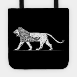 Babylonian Striding Lion from the Ishtar Gate Tote