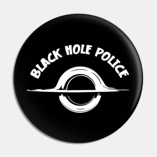 James Webb Space Telescope Black Hole Police Pin