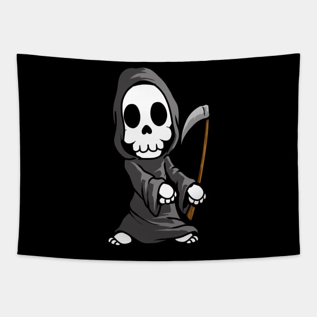 Flossing Jack-the-Ripper Funny Halloween Costume Tapestry by TonTomDesignz