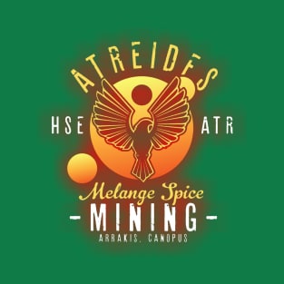 Dune Atreides Melange Spice Mining T-Shirt