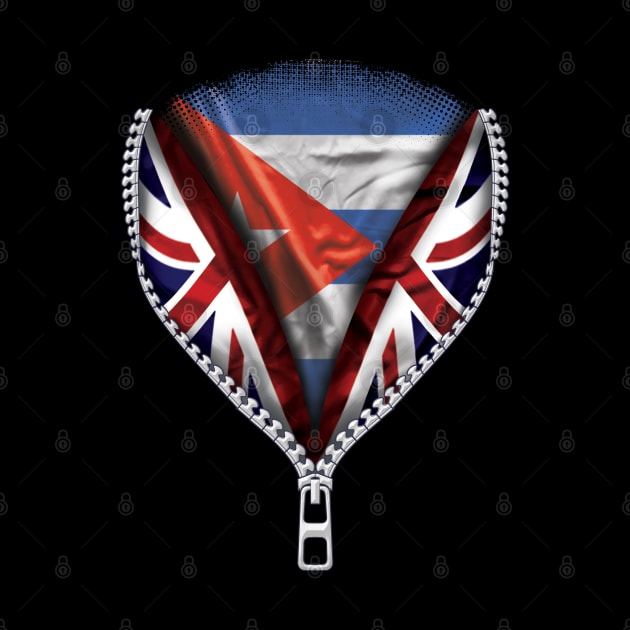 Cuban Flag  Cuba Flag zipped British Flag - Gift for Cuban From Cuba by Country Flags