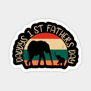 Daddy's 1st Father's Day T-Shirt Magnet