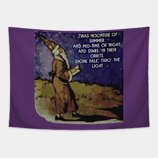 Magic Wizard Starry Night Sky Poem Tapestry