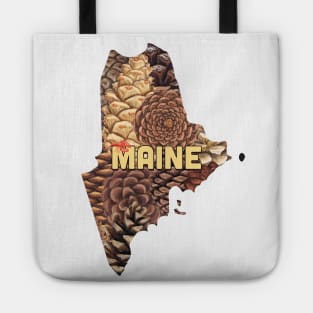 Maine state design / Maine pine tree lover / Maine gift idea / Maine lobster gift / Maine home state Tote