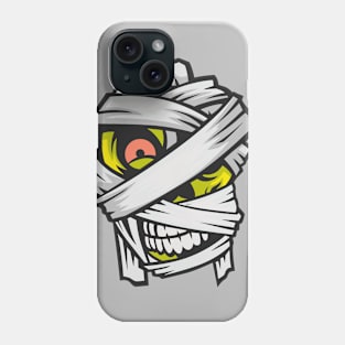 Zombie Mummy Head Phone Case