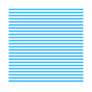 Sky Blue Horizontal Stripes Pattern T-Shirt