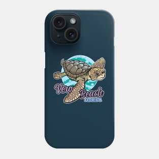 Loggerhead Sea Turtle Vero Beach Florida Phone Case