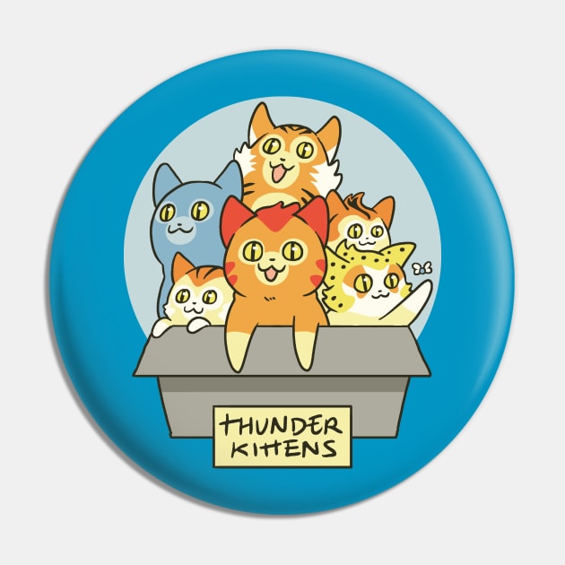 Thunderkittens Pin by Andriu