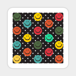 Rainbow Smiley Face Magnet