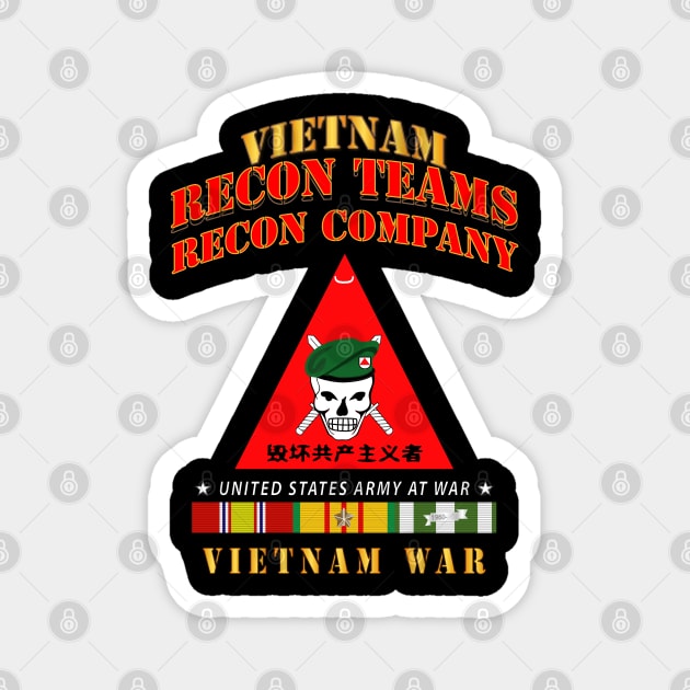 Recon Teams - Recon Company - Vietnam War w VN SVC Magnet by twix123844